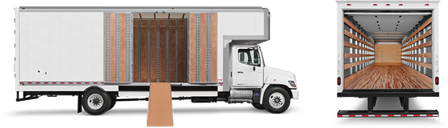 Fourgon Furniture Mover carrosserie de camion de marchandises sèches