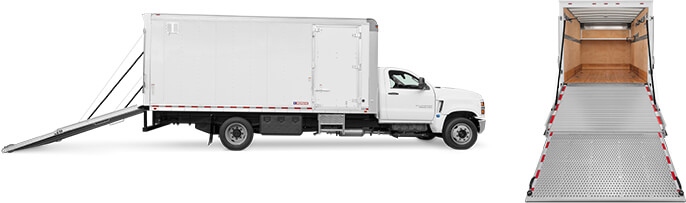 Proscape-Van carrosserie de camion de marchandises sèches