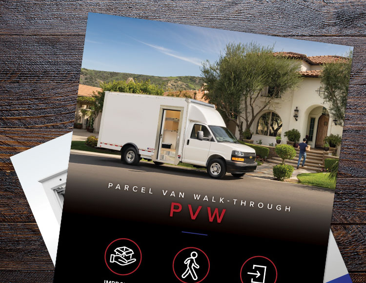 Parcel Van Walk-Through brochure cover