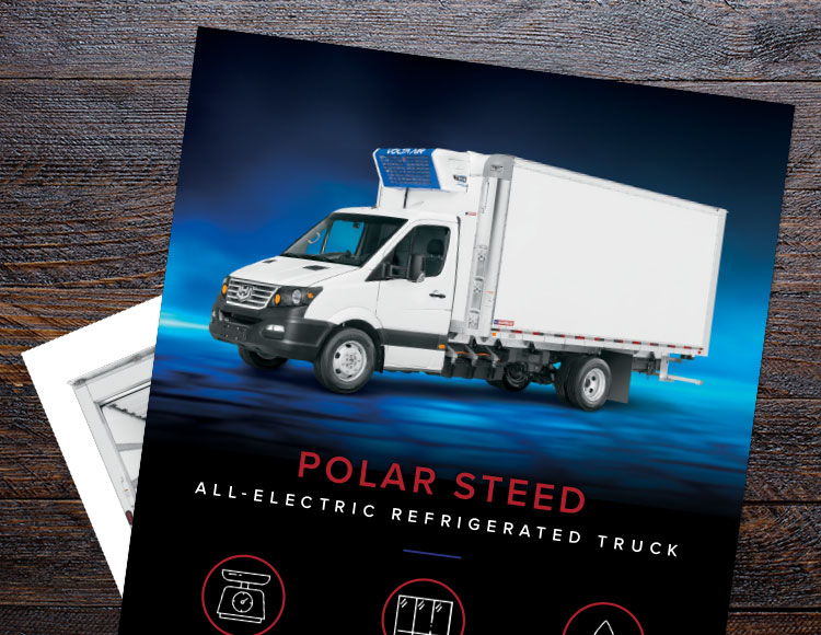 All-Electric Refrigerated Truck brochure cover