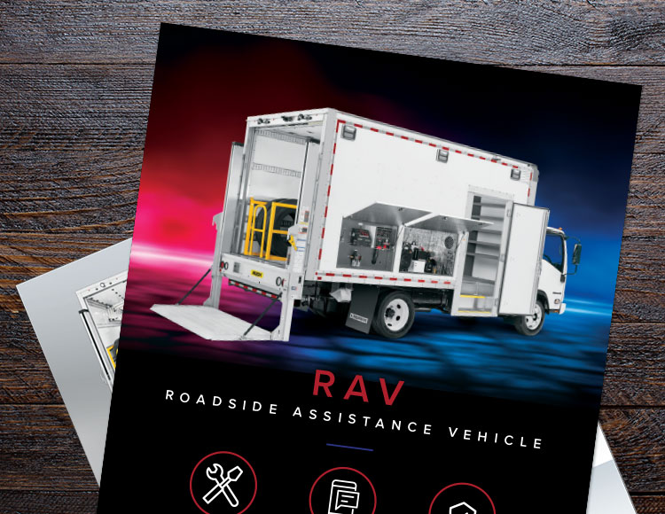 Couverture de la brochure du véhicule d'assistance routière