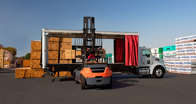 Camion d'entrepreunariat Curtainsider Dry Freight